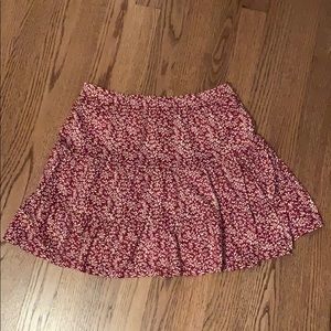 NWOT Fall ruffle skirt